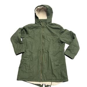GAP green parka hooded size XL